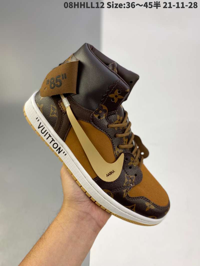 Jual Men's shoe Nike Air Jordan aj1 x Louis Vuitton x off white aq0818-202  ow co branded guest edition LV Jordan code 08hhll1 - 36 di Seller Li Luoyun  Shop - Hong
