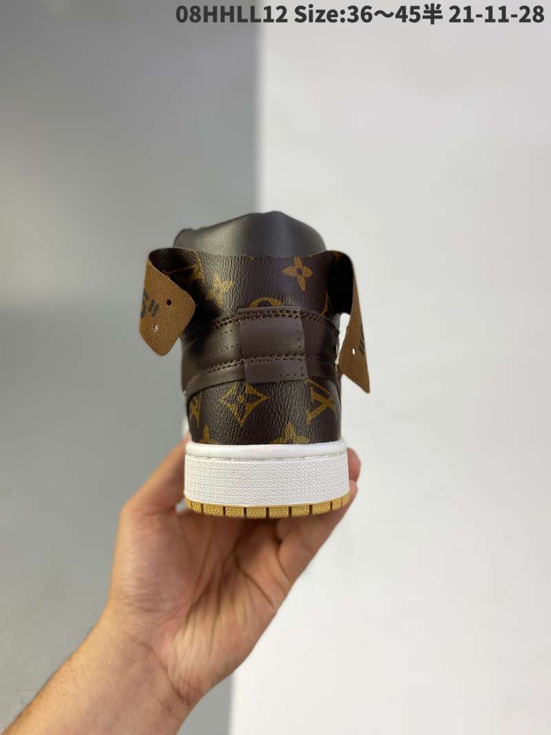 Jual Men's shoe Nike Air Jordan aj1 x Louis Vuitton x off white aq0818-202  ow co branded guest edition LV Jordan code 1 - 43 di Seller Li Luoyun Shop  - Hong