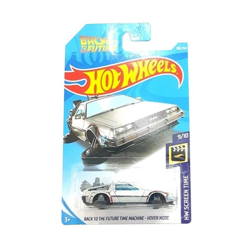 hotwheels back to the future time machine hover diecast grey 19