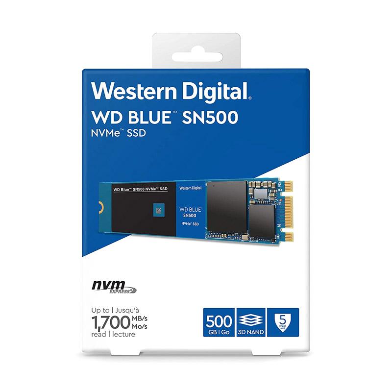 Western Digital WD 500GB SN500 NVMe SSD Blue