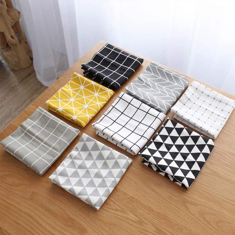 Jual Bluelans 2 Simple Cotton Linen Napkin Placemat Dining Table Background Cloth Decor 40 X 60 Cm Online Oktober 2020 Blibli Com