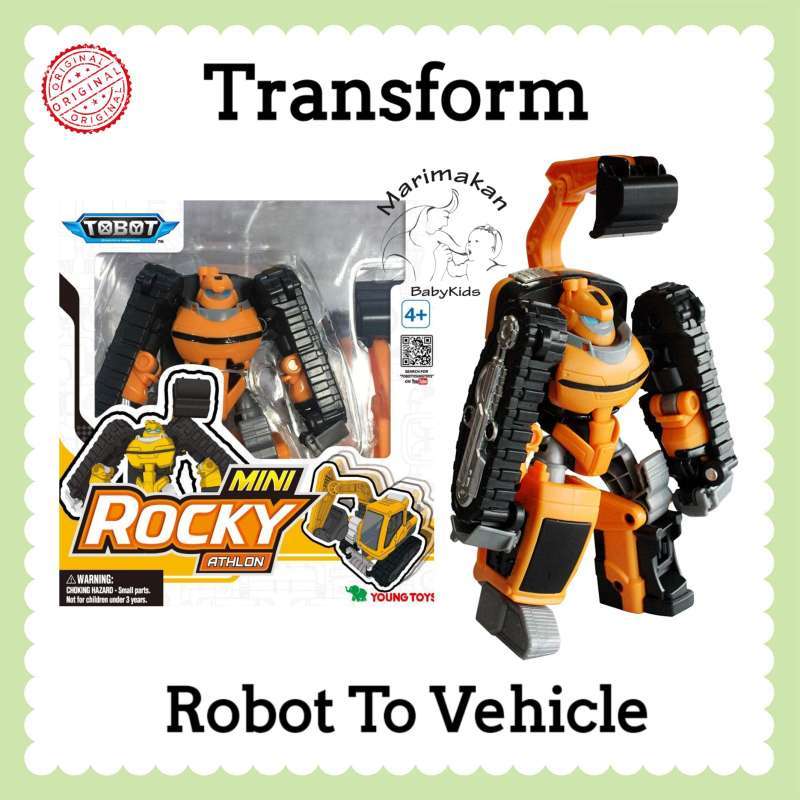 Jual Tobot Athlon Mini Rocky Mainan Robot Anak Original Young Toys