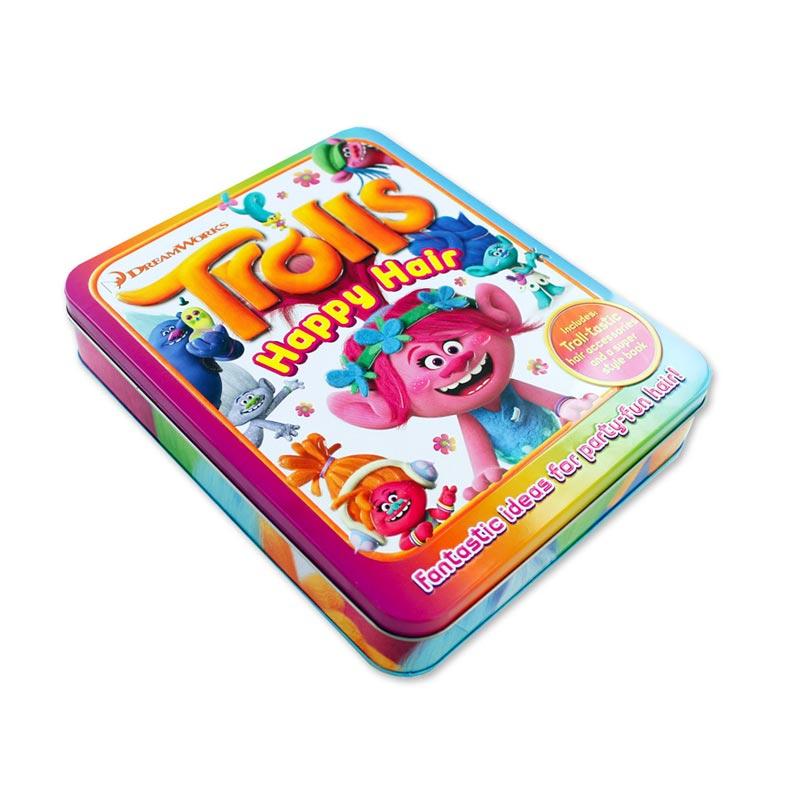 Jual Igloobook Dreamworks Trolls Happy Hair Play Tin Set Buku