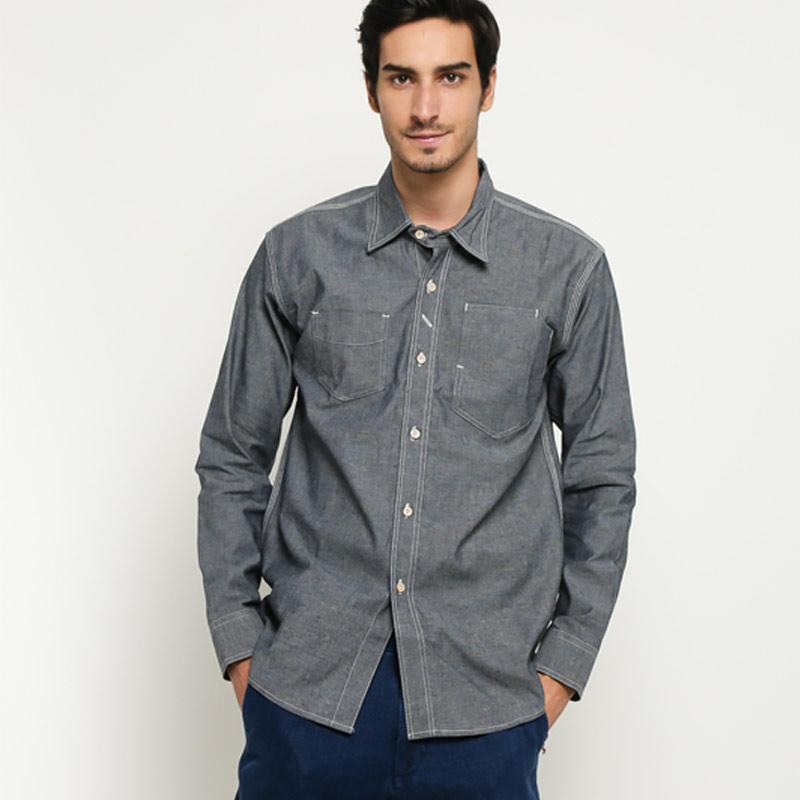5.5 Oz Spectrum Neps Chambray Shirt 