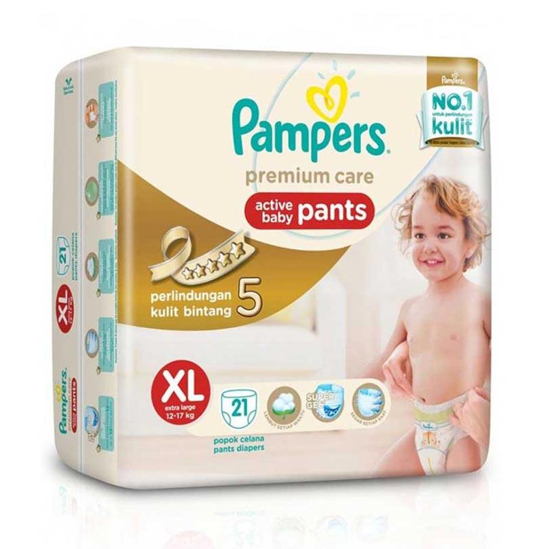 Pampers premium care active baby pants clearance