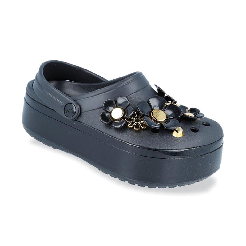 Crocs crocband platform store metallic blooms clog