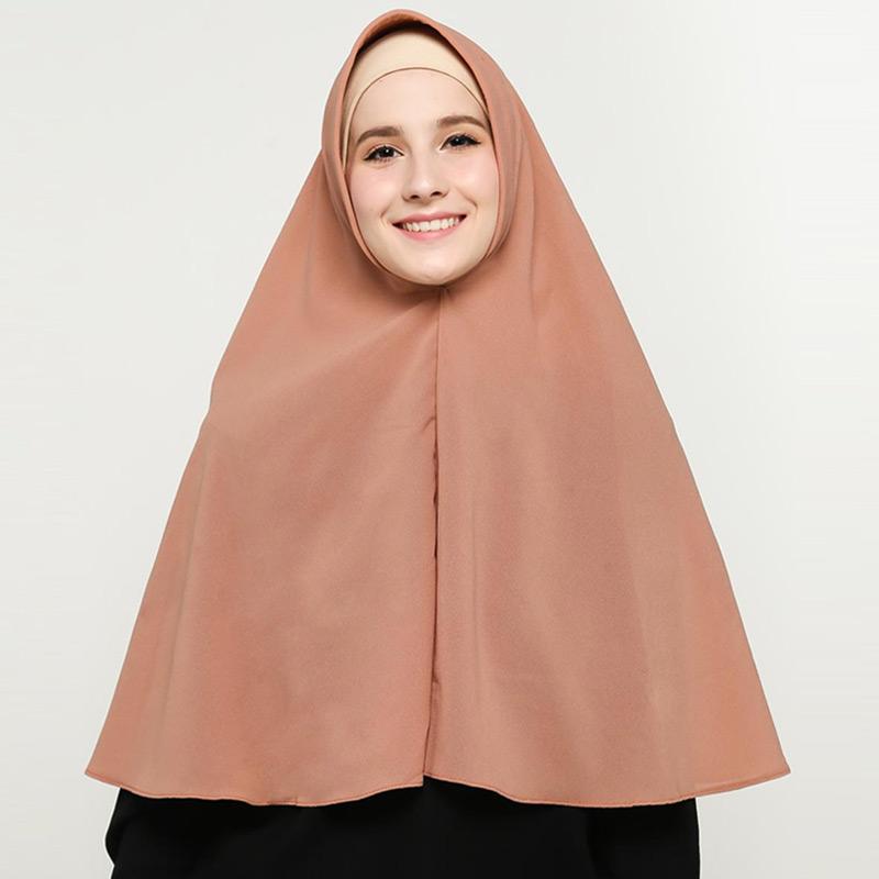 Jual Fola Hijab Rania Simple Pet Bergo Antem Khimar Jilbab Wanita Large Murah Mei 2021 Blibli