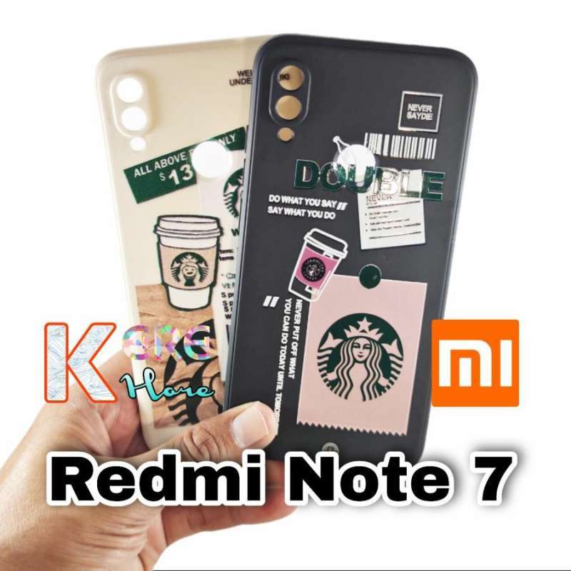 CASE REDMI NOTE SQUARE EDGE SOFTCASE STARBUCKS XIAOMI REDMI NOTE
