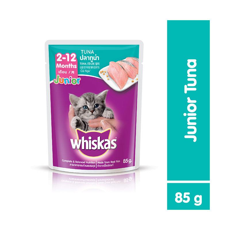 Jual Whiskas Makanan Kucing Basah Pouch Junior Tuna 85 G 1 Pouch Online Oktober 2020 Blibli Com