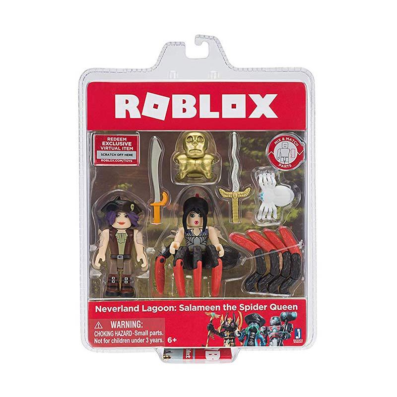 Jual Roblox Game Pack Neveland Lagoon Salameen The Spider Queen - new roblox mystery figures series 5 action gold yellow blind box