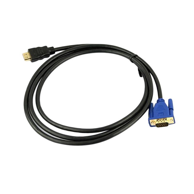 Jual Bluelans Vga Hdmi Gold Male To Vga Hd 15 Male Cable Hdmi Vga