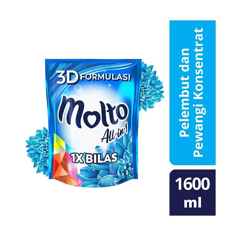 Jual Smg Jog Solo Molto All In One Blue Pewangi Pakaian 1600 Ml Pouch Murah Agustus 2020 Blibli Com