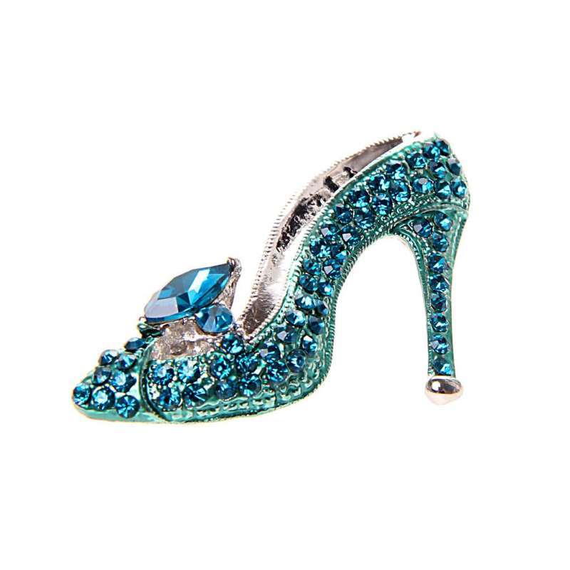 High Heel Shoes Fairy Brooch Pin 