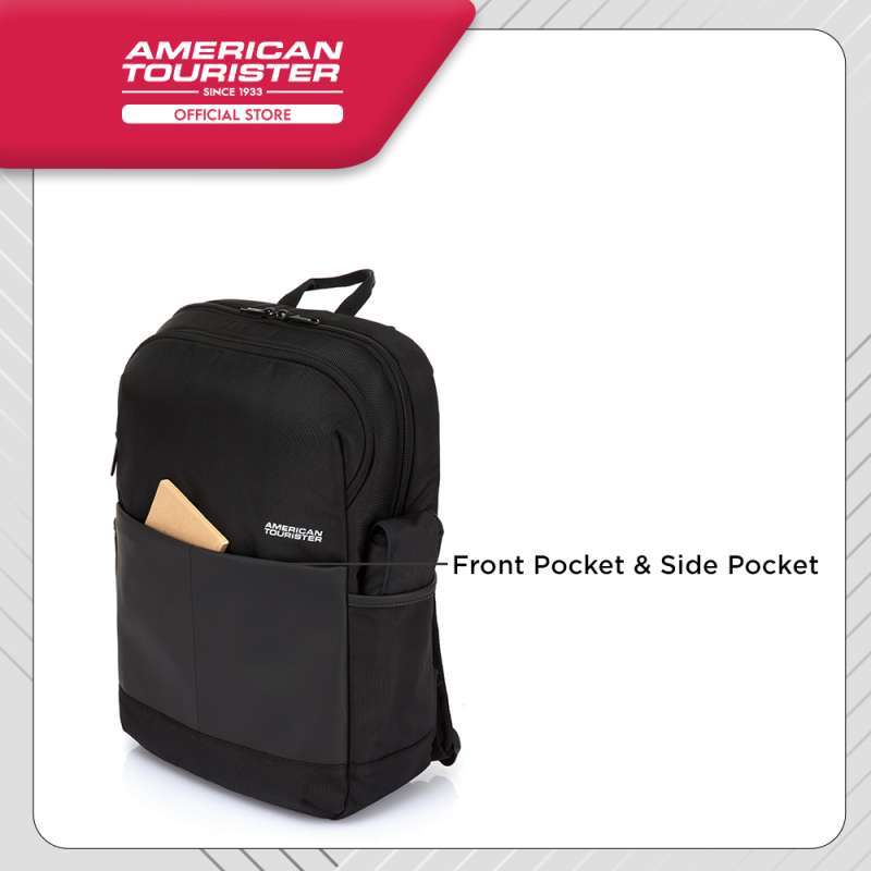 Promo American Tourister Kamden 2.0 Backpack 4 Black Diskon 40