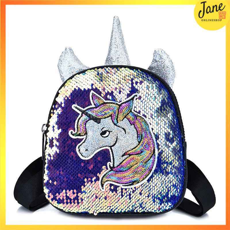 Promo Tas Ransel Mini Sequin Unicorn 