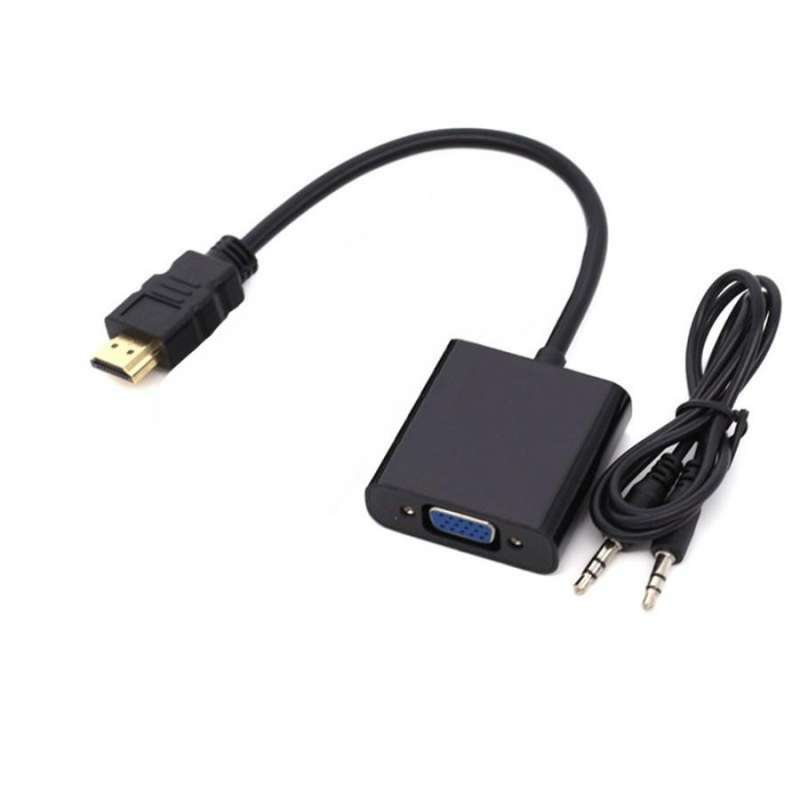 Jual Konverter Hdmi To VGA Dengan Audio Jack Di Seller Dadod