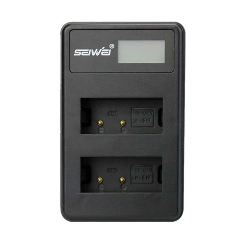 seiwei lp e17 charger baterai travel for canon eos m3 750d 760d t6i t6s