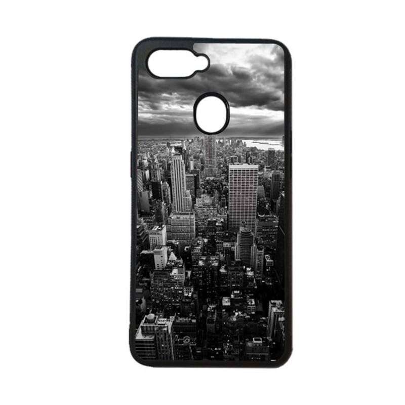 Carstenezio Casing Case Oppo A5s Case Softcase Motif Unik Hitam Putih Black White 09