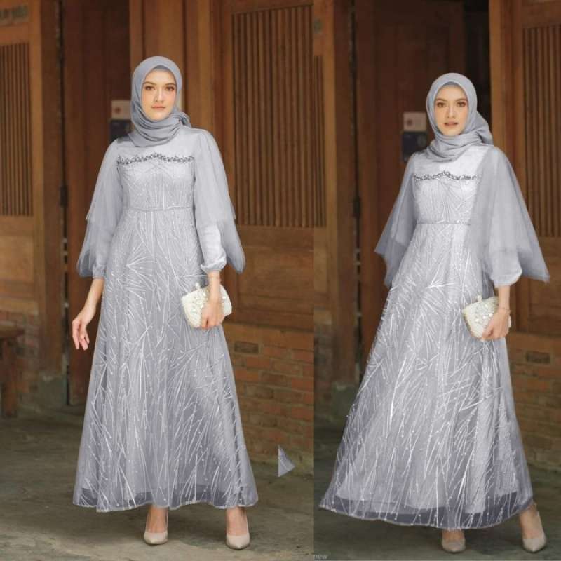 Jual Maxi Dress Wanita Gamis Lebaran Kekinian Mx Baju Pesta Busana Muslimah  di Seller Victoria Grosir - Kota Jakarta Barat, DKI Jakarta | Blibli