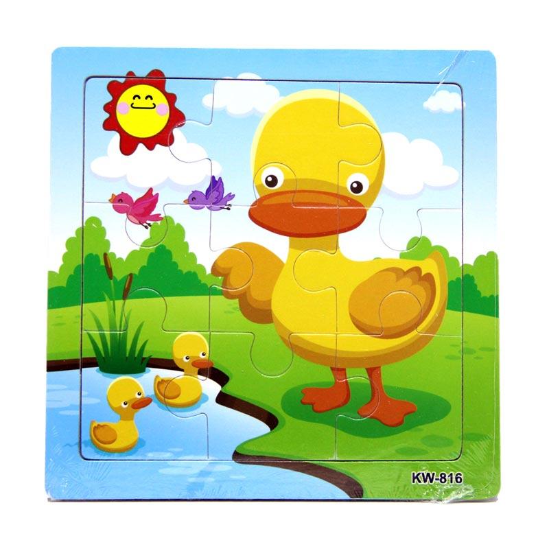 Jual Yilibao Pk234 Bebek Puzzle Jigsaw Kayu Mainan Edukasi Anak 3 X 3 Cm 9 Pcs Online Agustus 2020 Blibli Com