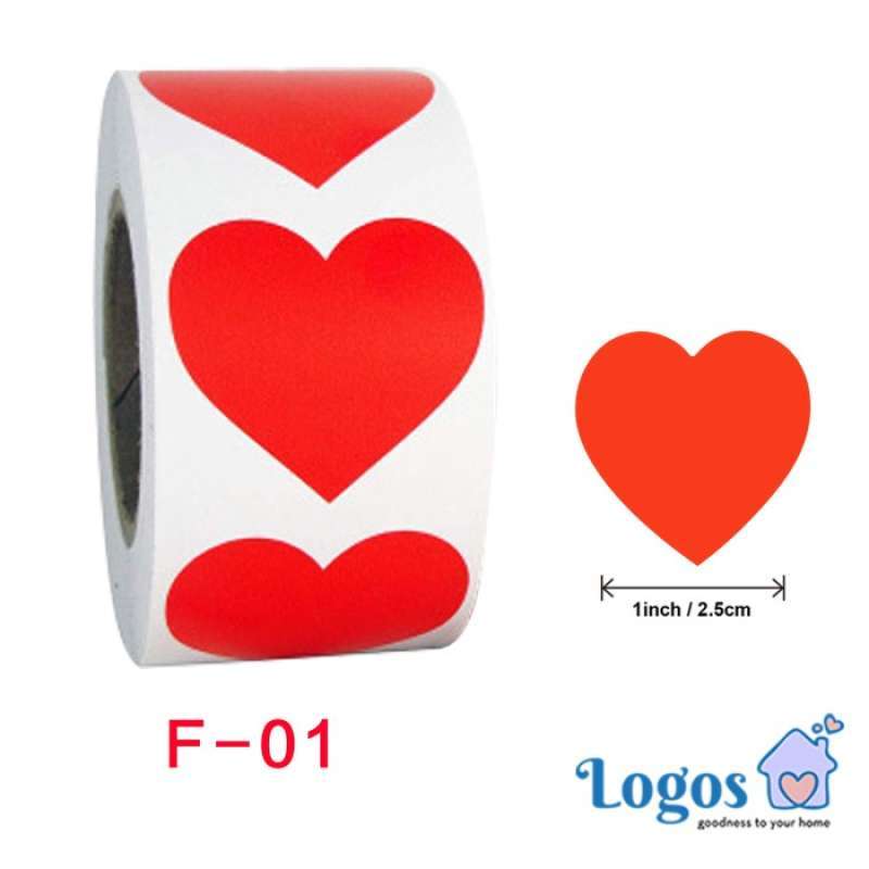Jual Dijual Sticker Heart shaped Love Sticker stiker hati ...