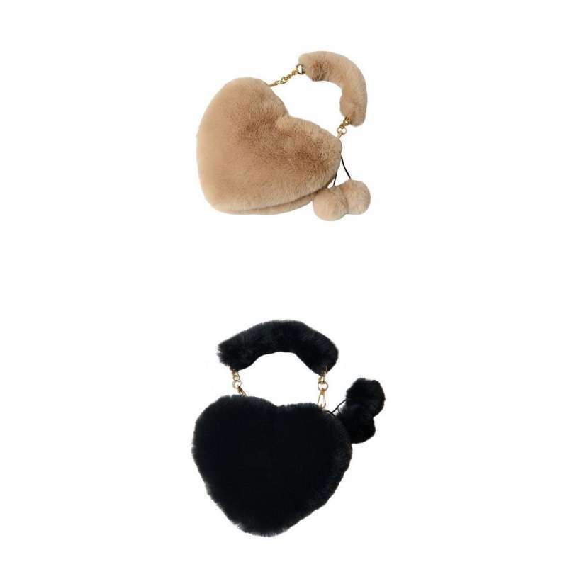 Promo 2x Stylish Women's Faux Fur 