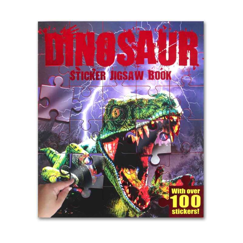 Jual Dinosaur Sticker Jigsaw Book With Over 100 Stickers Online November 2020 Blibli Com
