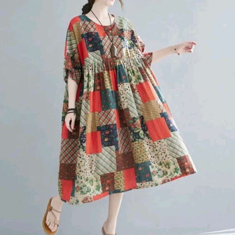 Promo THEVANI Loose Import Maxi Dress 