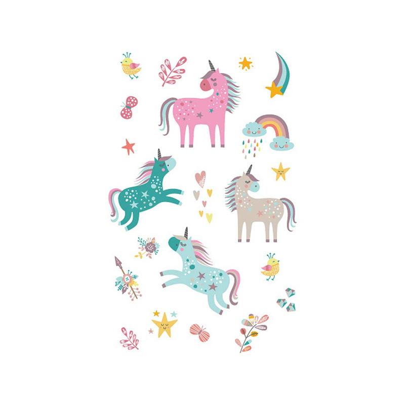 Jual Eds 13 Cartoon Unicorn Cute Fake Body Art Waterproof
