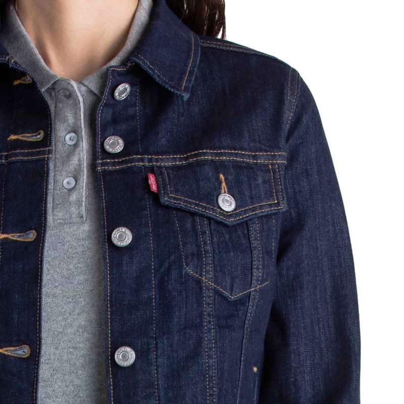 Jual Levi's Original Trucker Even Rinse 