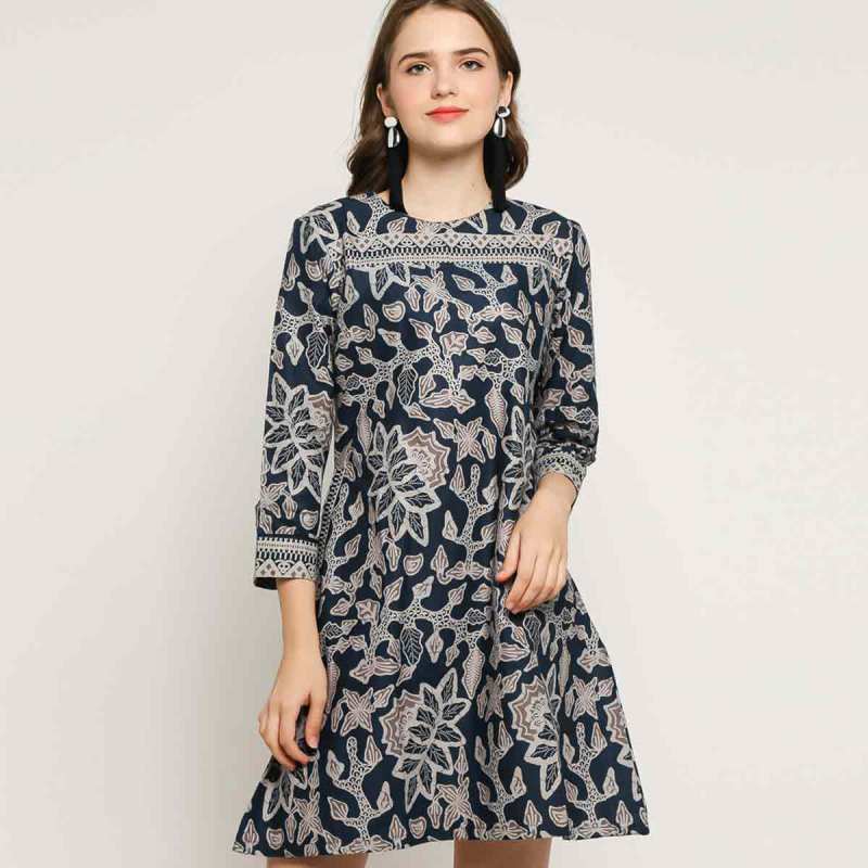 Model sack shop dress batik