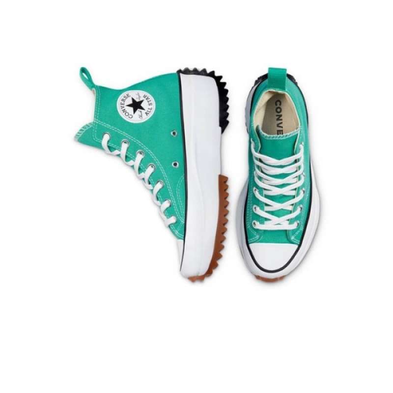 high top converse platform green