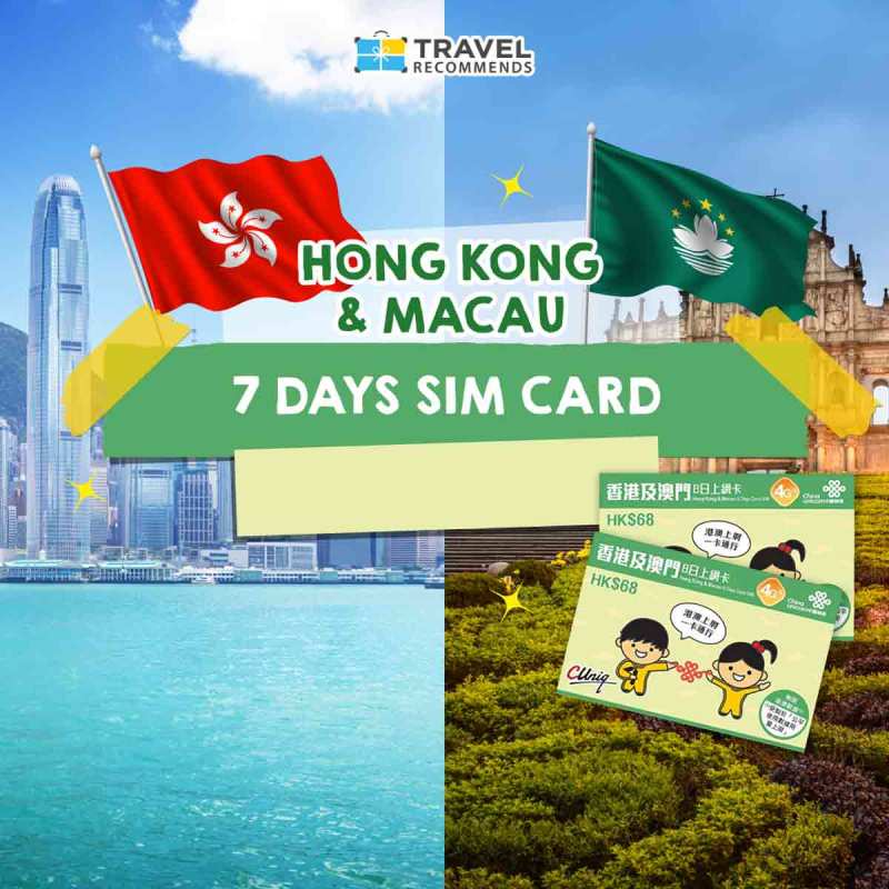 Promo Travel Recommends Hong Kong & Macau 7 Days Unlimited Data Sim Card Di  Seller Travel Recommends Official Store - Kota Jakarta Pusat, Dki Jakarta |  Blibli
