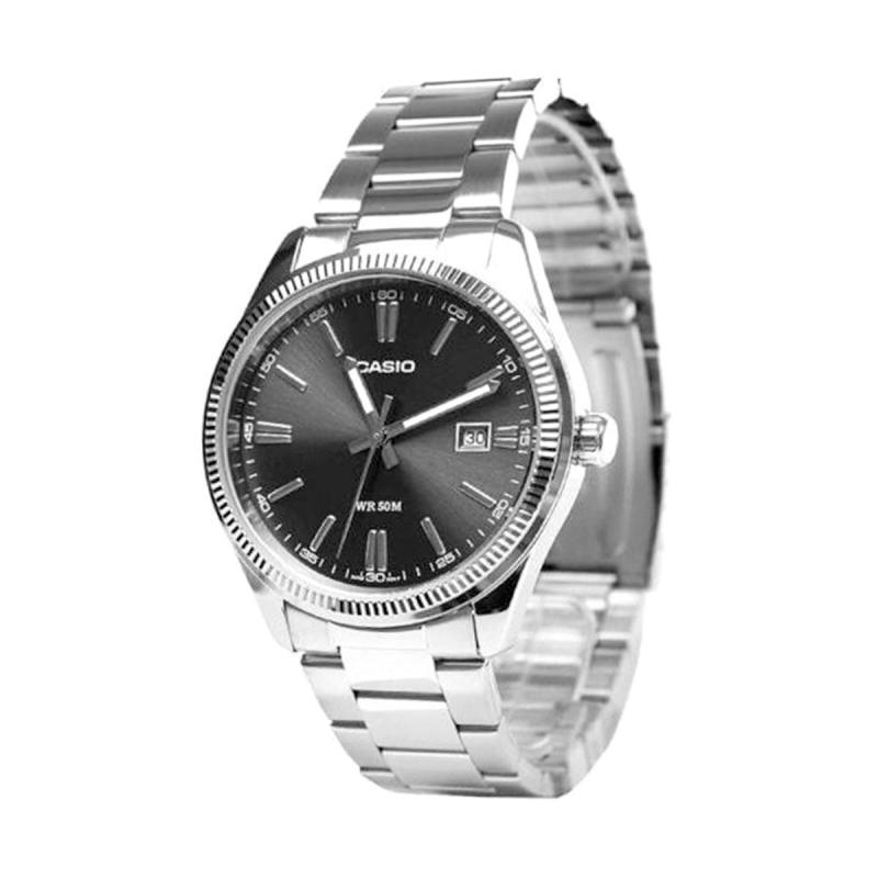 Jual Casio Mtp 1302d 1a1vdf Analog Jam Tangan Unisex Silver Black Online September 2020 Blibli Com