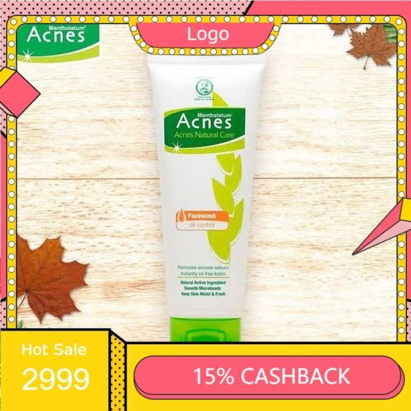 Promo Acnes Face Wash 100g Natural Care 100 Ori Facial Cleanser