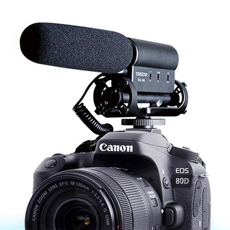iit sgc 598 video recording interview microphone mic for dslr nikon canon camera black
