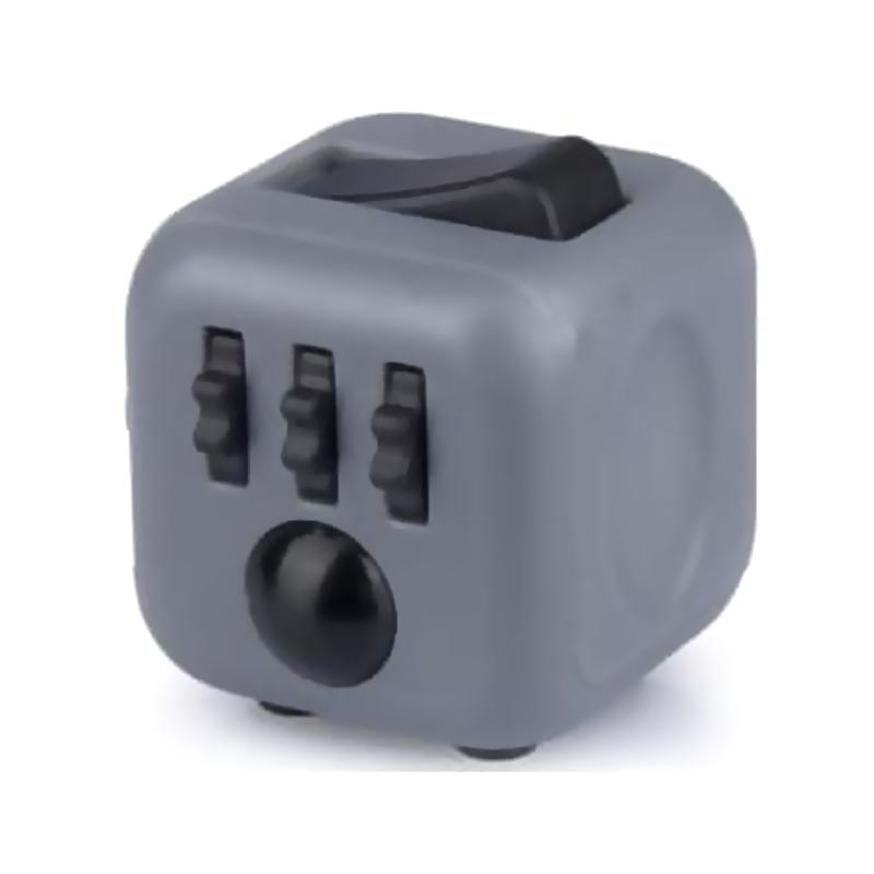 Jual Pre Order Fidget Cube Mainan Edukasi Anak Black Grey