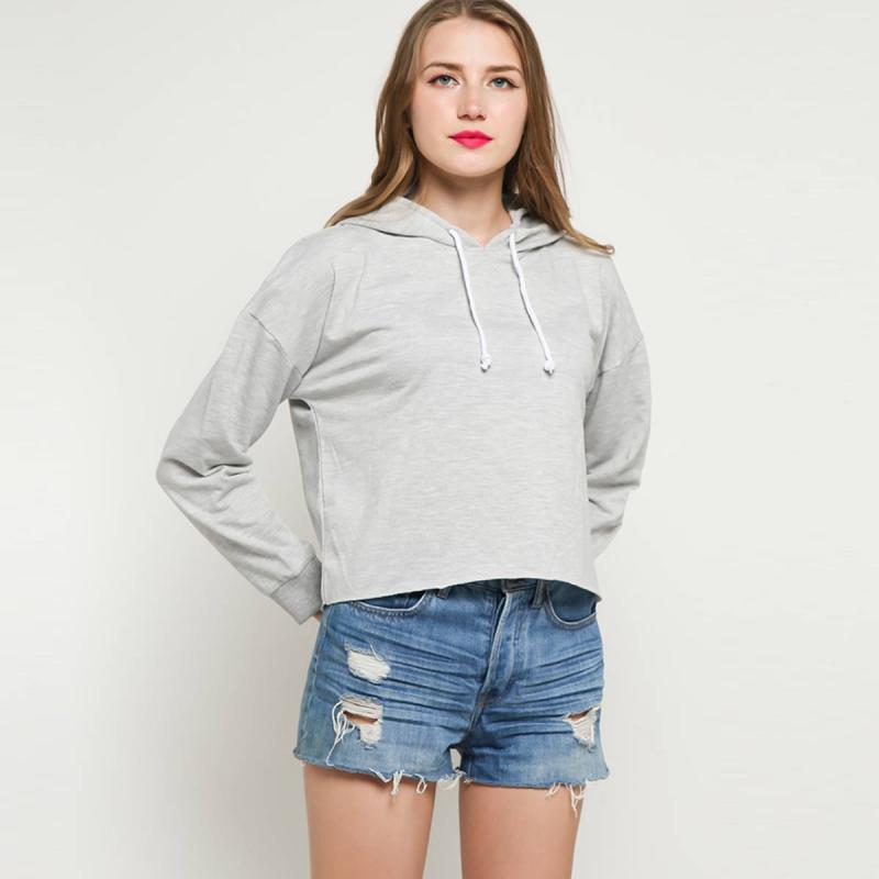 Promo BLYTHE Basic Raw Finish Cropped 