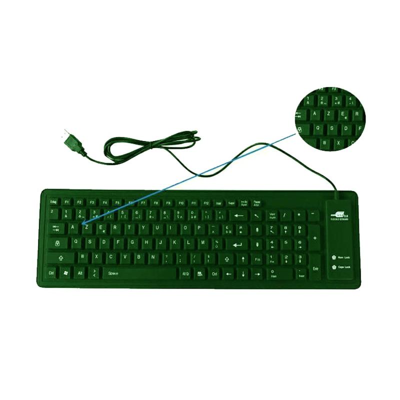 JOYKK Backlit Wired Mechanical Keyboard,Portable Compact Waterproof Mini Gaming Keyboard 61 Keys Switchs for PC Mac Red 