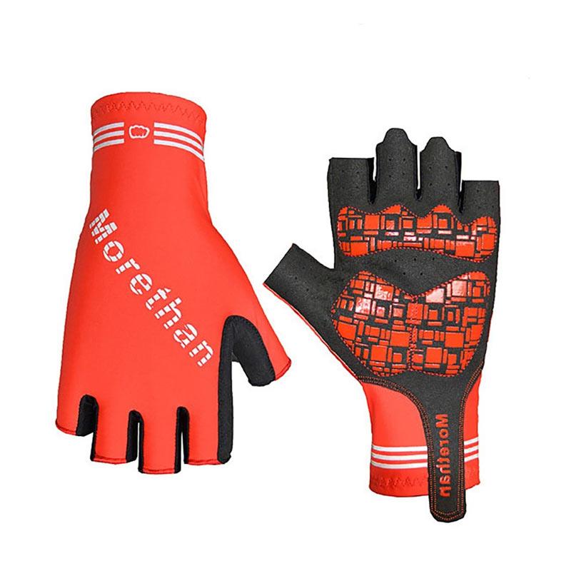 1pair Half Finger Cycling Gloves Gel Bicycle Riding Gloves Anti Slip Shock Breat