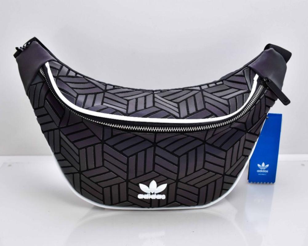 Adidas Originals logo waistbag in denim | ASOS
