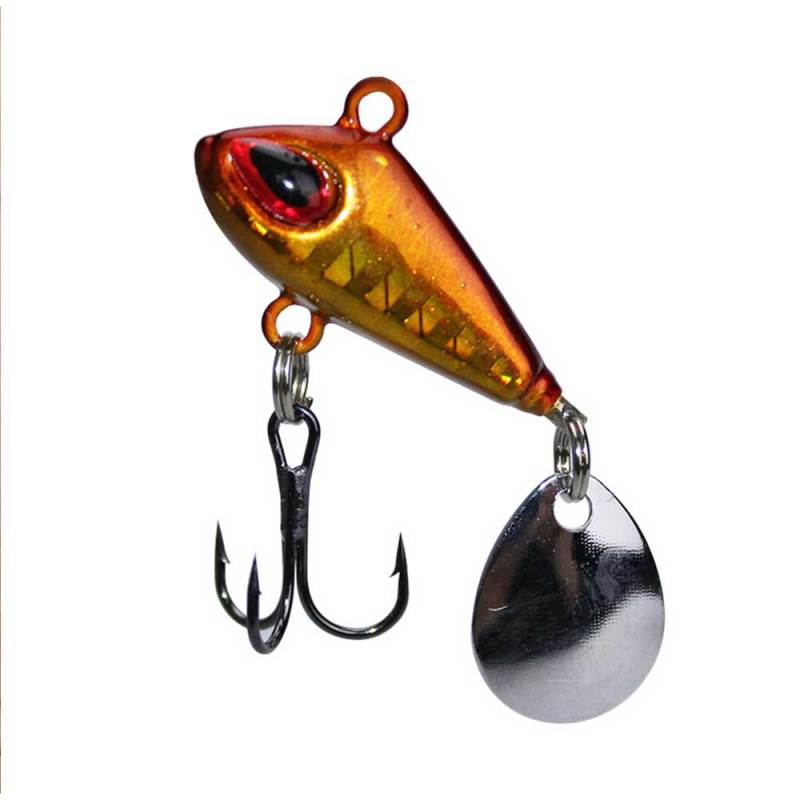 New Night Luminous Fishing Lure Hooks Bait Spinner Metal Tackle Tool Crankbai/_kz