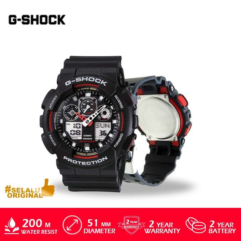 Promo Jam Tangan Casio G-Shock GA-100-1A4DR Original Murah di Seller THE  WATCHGALLERIA OFFICIAL STORE - Kota Jakarta Pusat, DKI Jakarta | Blibli