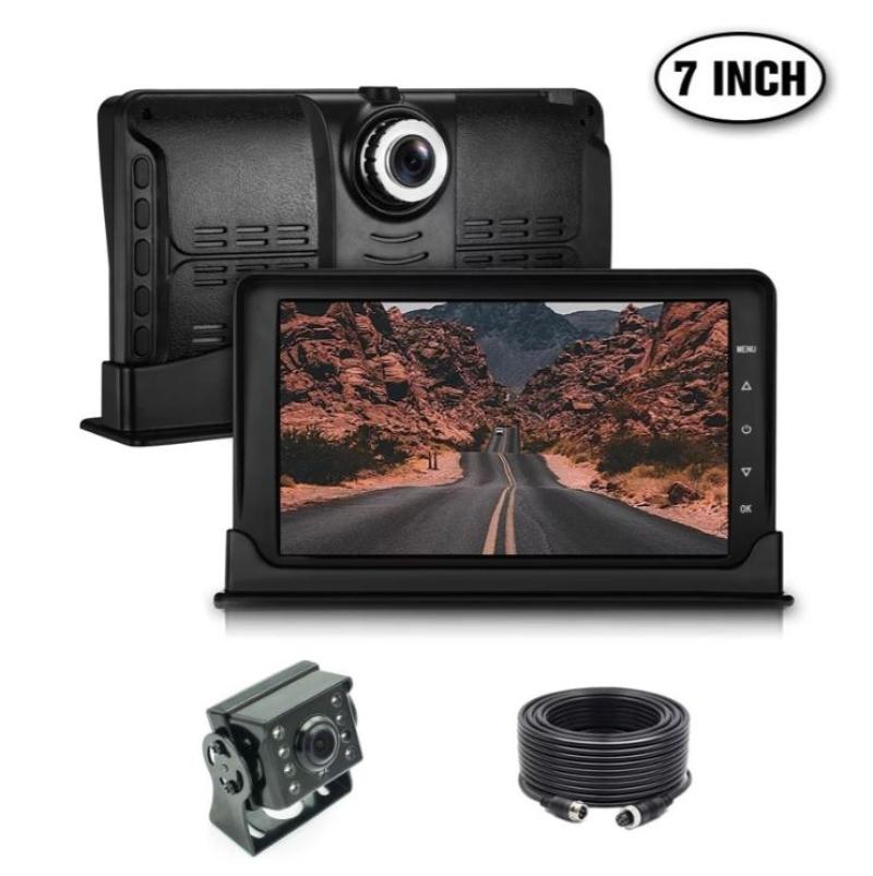 Jual Monitor 7 Inch 1080p Recorder Night Vision Dash Cam For Truck Rv Bus Online Oktober 2020 Blibli Com