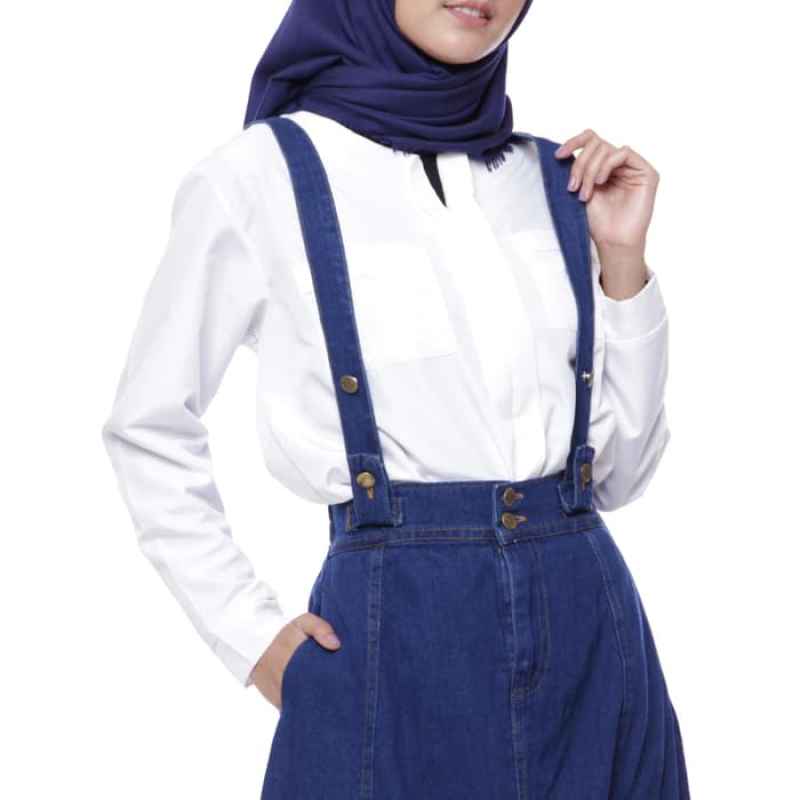Yunki Overall Skirt | Jeans Washed 