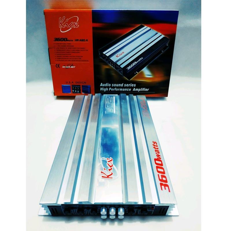 Jual Kicx Hp 420 4 Power Amplifier 3600 Watts Audio Mobil Online Februari 2021 Blibli