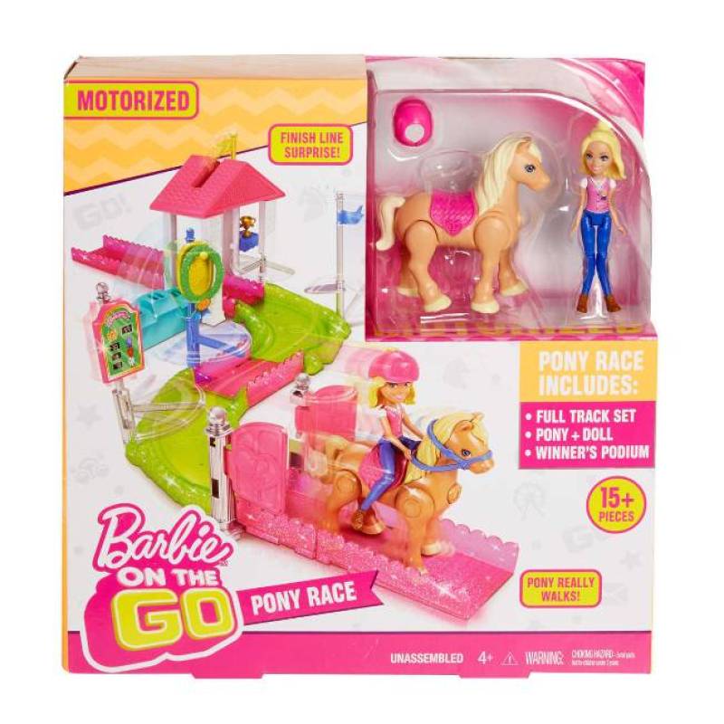 barbie on the go horse