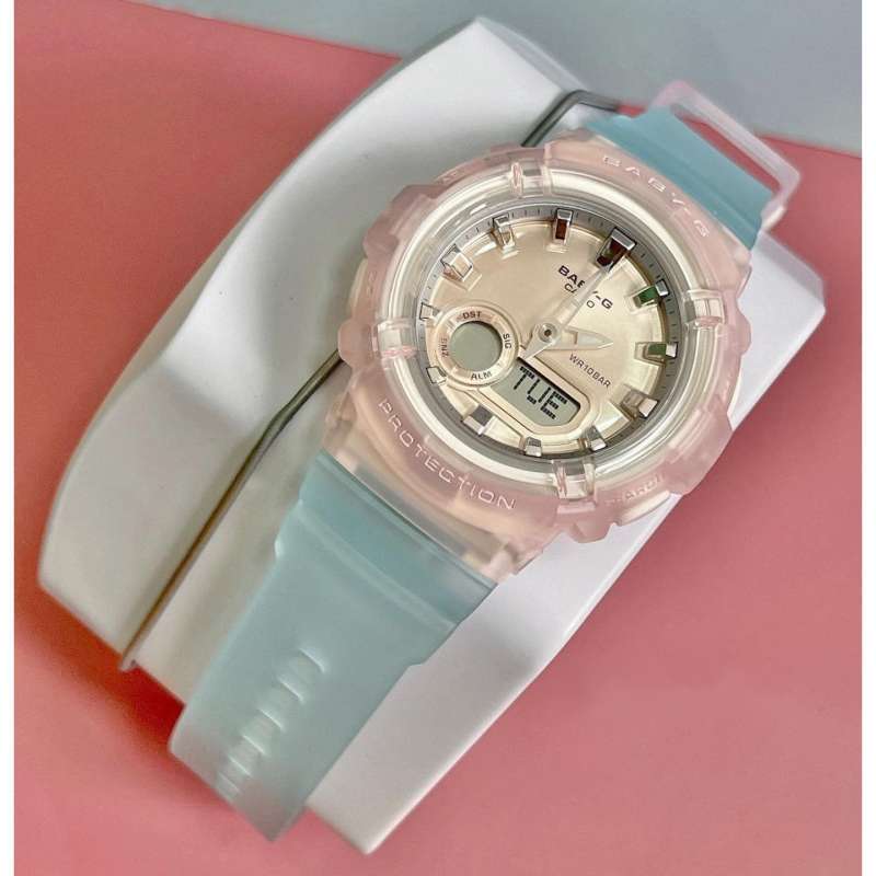 CASIO Baby-G LA Street Design Semi Transparent Original Jam Tangan Wanita  [BGA 280]