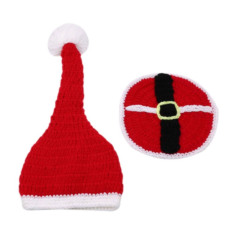 Ivory Infant Christmas Hat and Bootie Socks Set for Baby Red 3-6M $72
