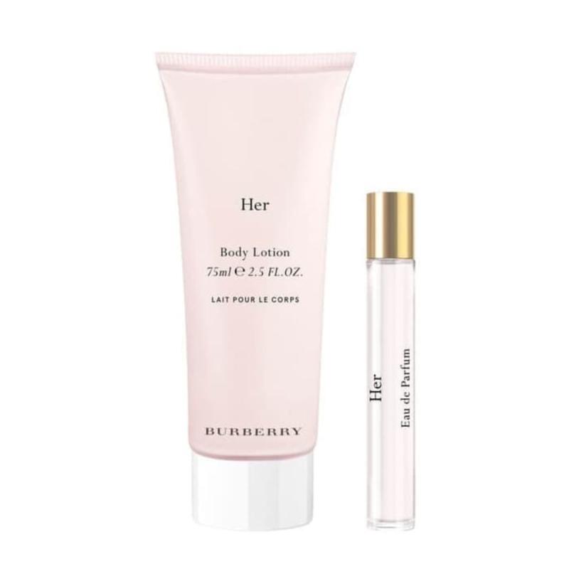 burberry her body lotion